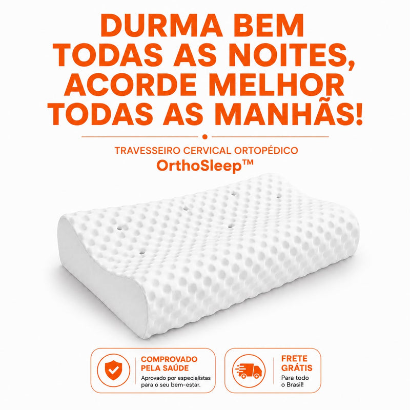 Travesseiro Cervical Ortopédico OrthoSleep™