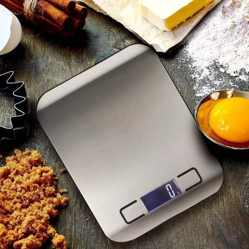 Balança de Cozinha Digital em Inox