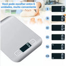 Balança de Cozinha Digital em Inox