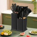 Kit Utensílios De Cozinha 19 Pçs Em Silicone Completo Antiaderente E Resistente Ao Calor