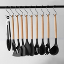 Kit Utensílios De Cozinha 19 Pçs Em Silicone Completo Antiaderente E Resistente Ao Calor