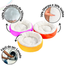 Caminha Pet Redonda Cachorro Gato Cama Confortável Sherpa Inverno Pelo de Carneiro Frio Pets Quente