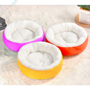 Caminha Pet Redonda Cachorro Gato Cama Confortável Sherpa Inverno Pelo de Carneiro Frio Pets Quente