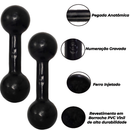 Kit Aeróbico Mini Jump + halter 2kg + caneleira2 + step + Colchonete + extensor + roda + mini band médio + corda