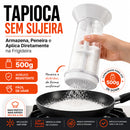 Tapioqueira com Peneira e Polvilhador 500g